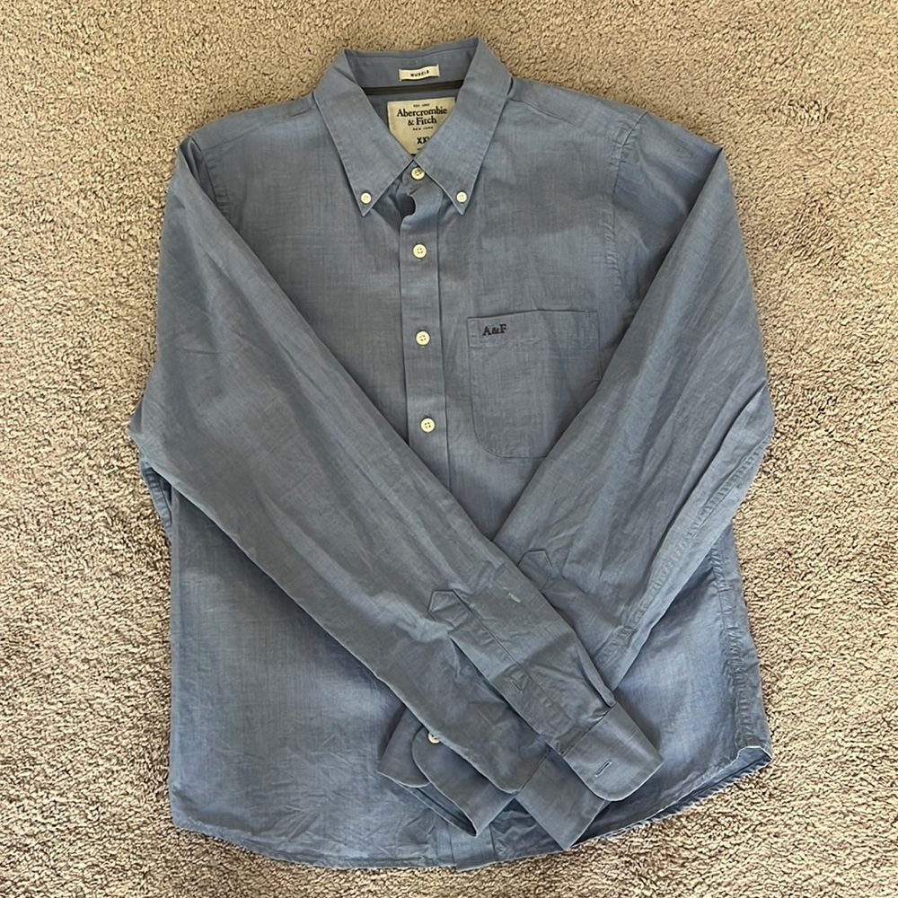 Abercrombie & Fitch muscle button down - XXL